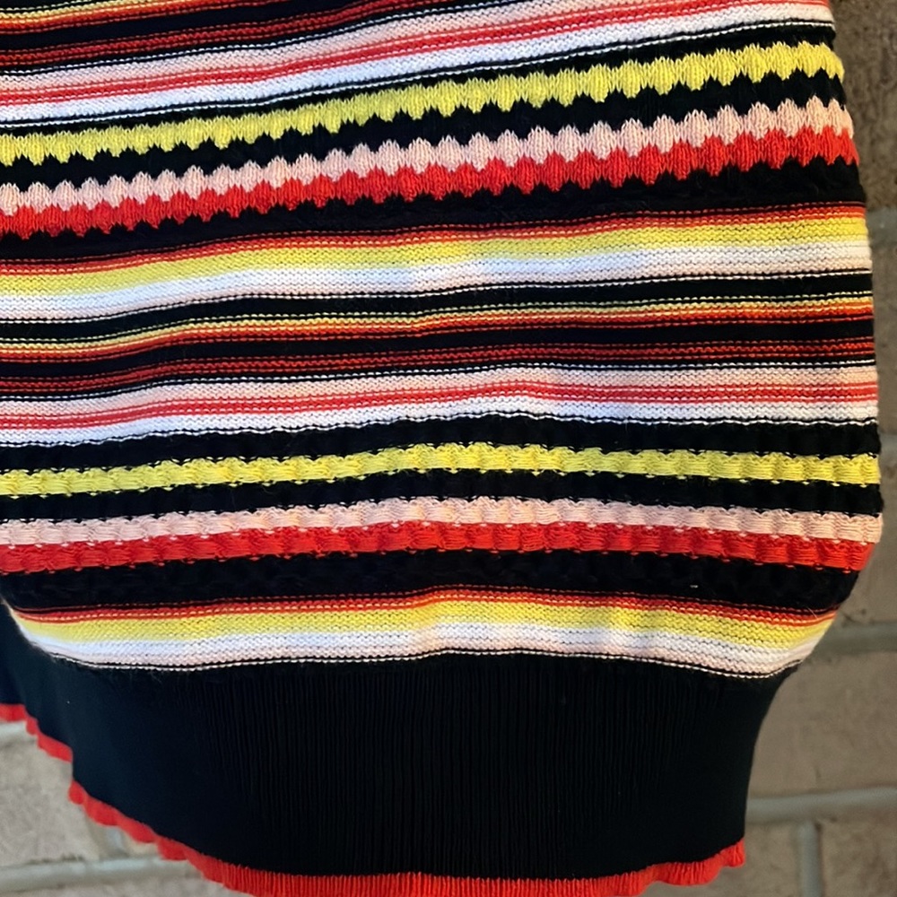 Multicolor Striped Knit Sweater Vest - Picture 5 of 8